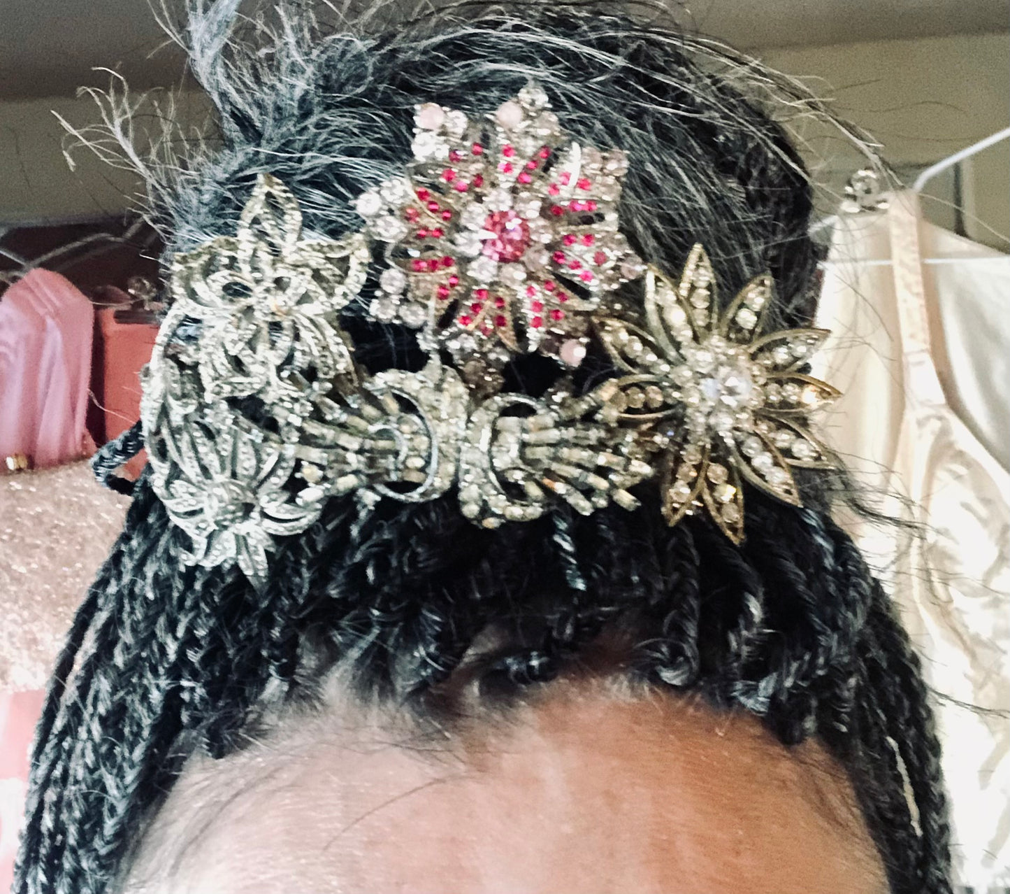 Handmade VINTAGE FRENCH TIARA