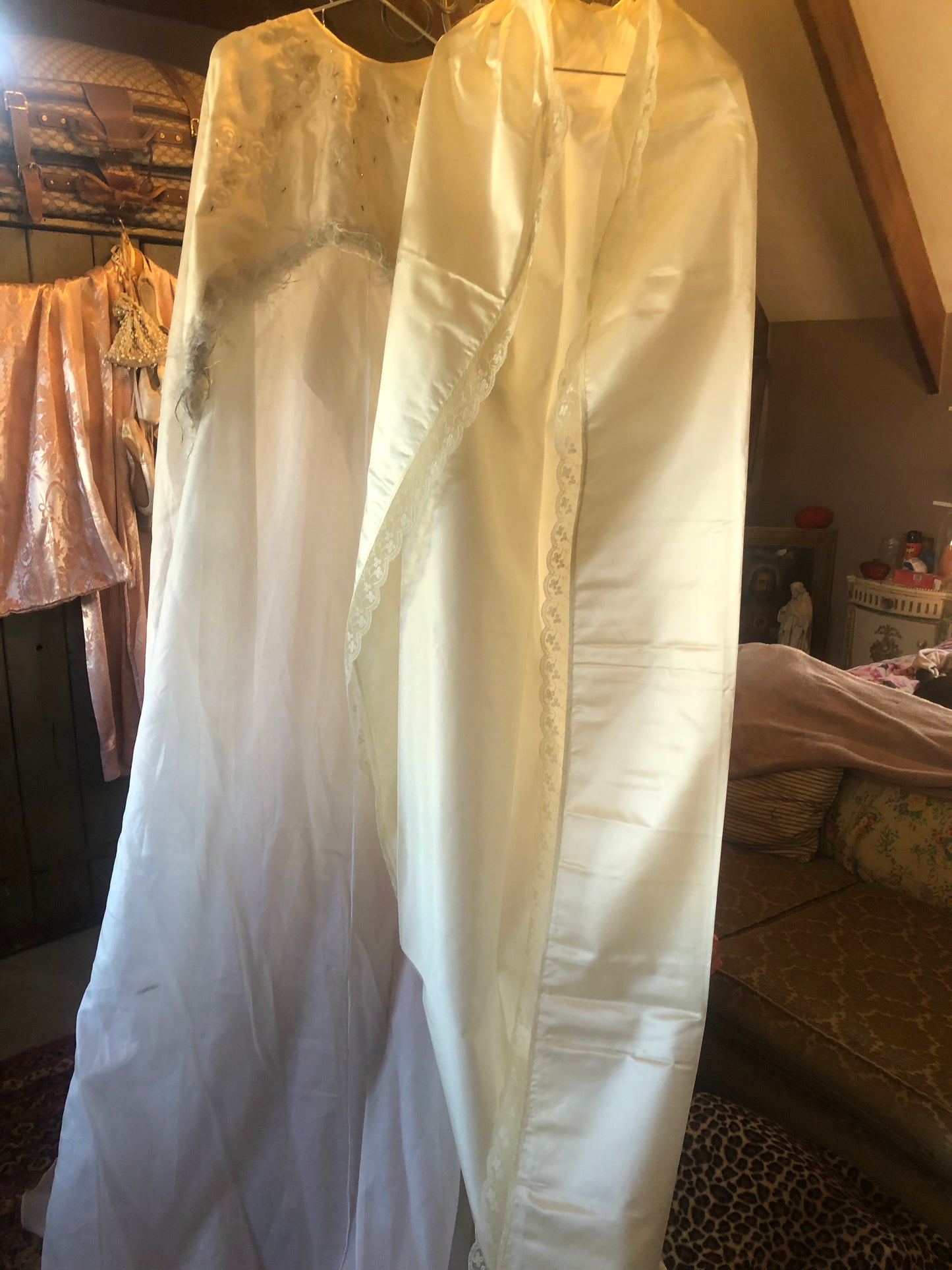 Satin FRENCH VINTAGE CAPE