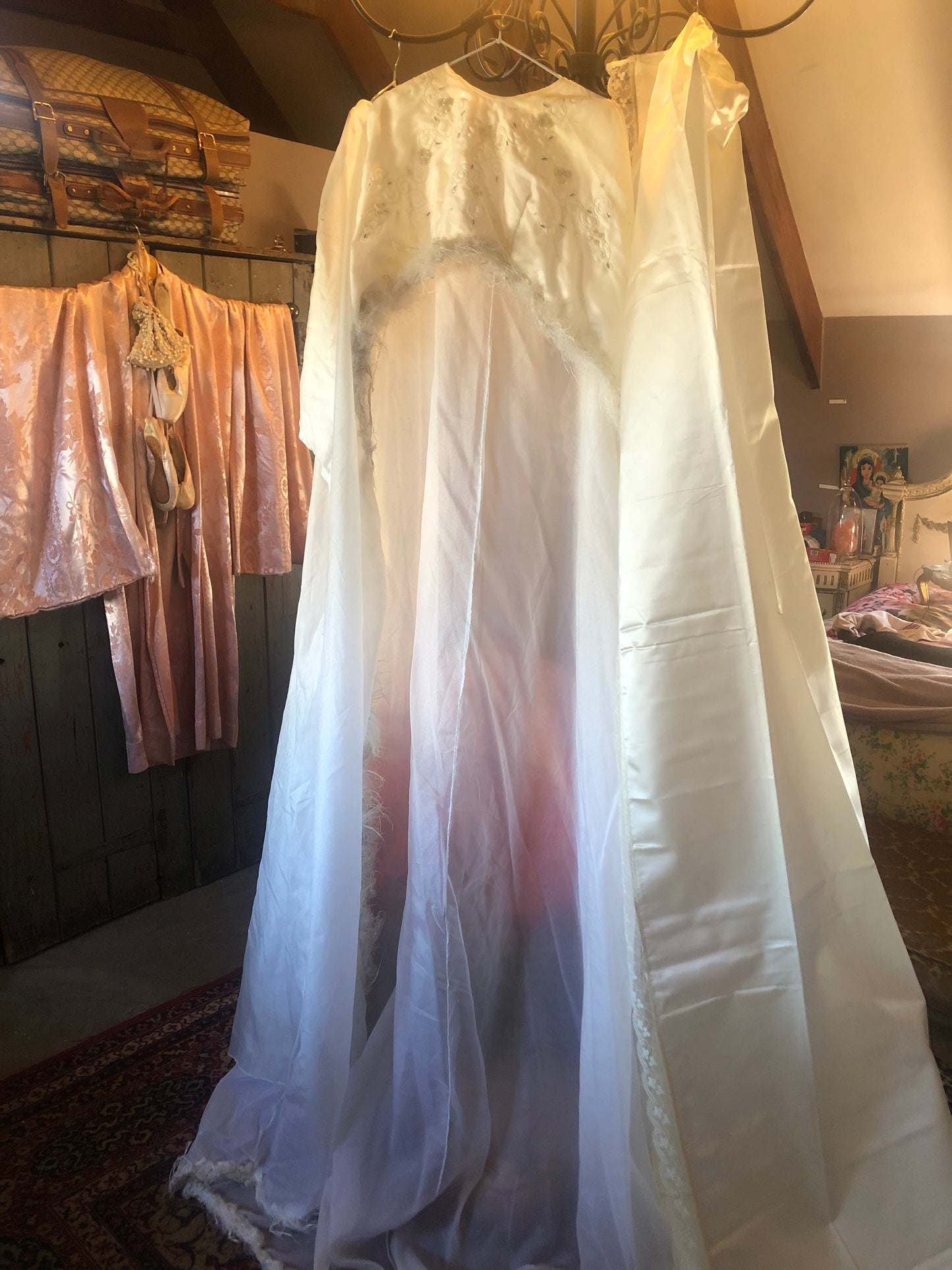 Satin FRENCH VINTAGE CAPE