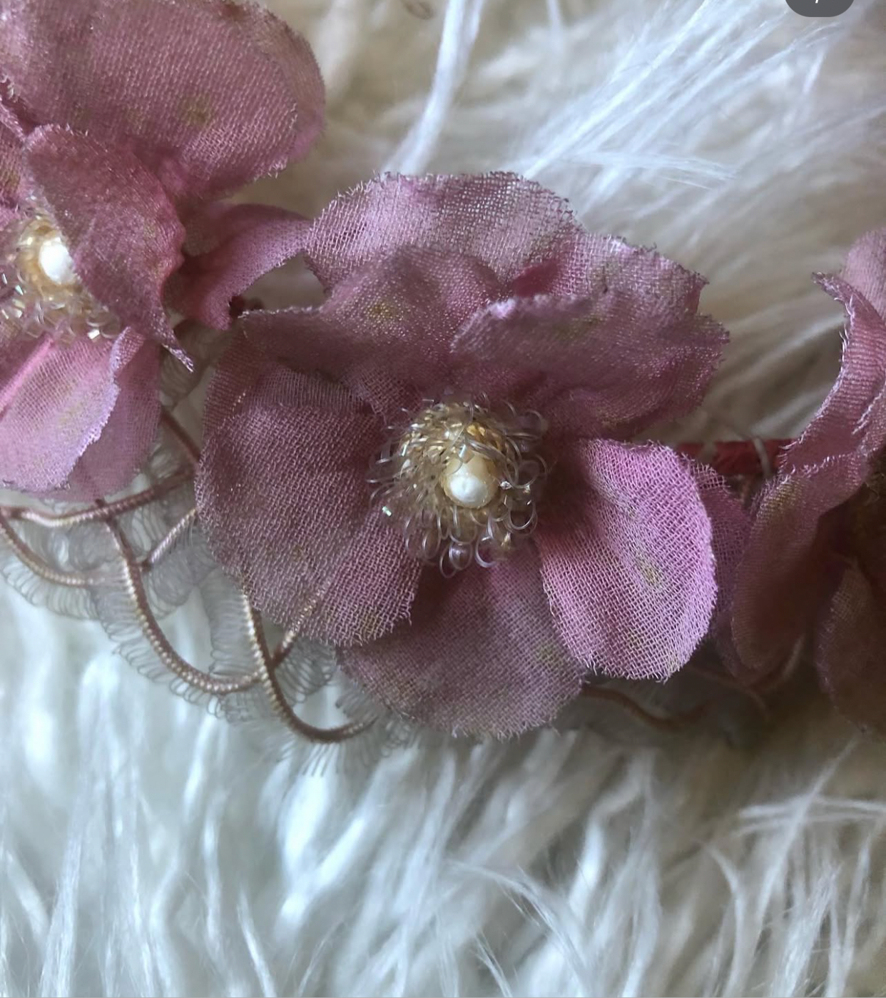 VINTAGE FRENCH hairband/tiara