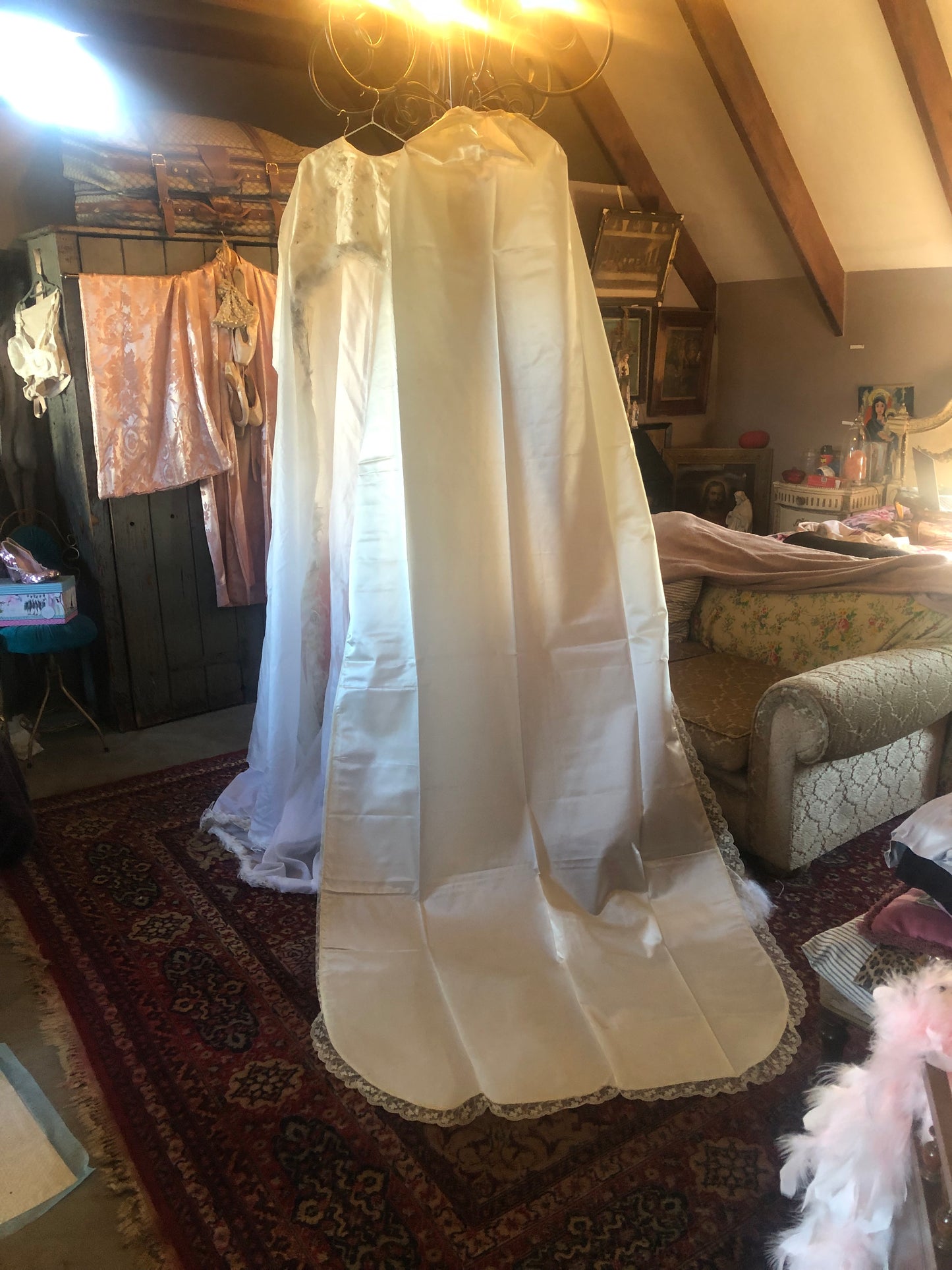 Satin FRENCH VINTAGE CAPE