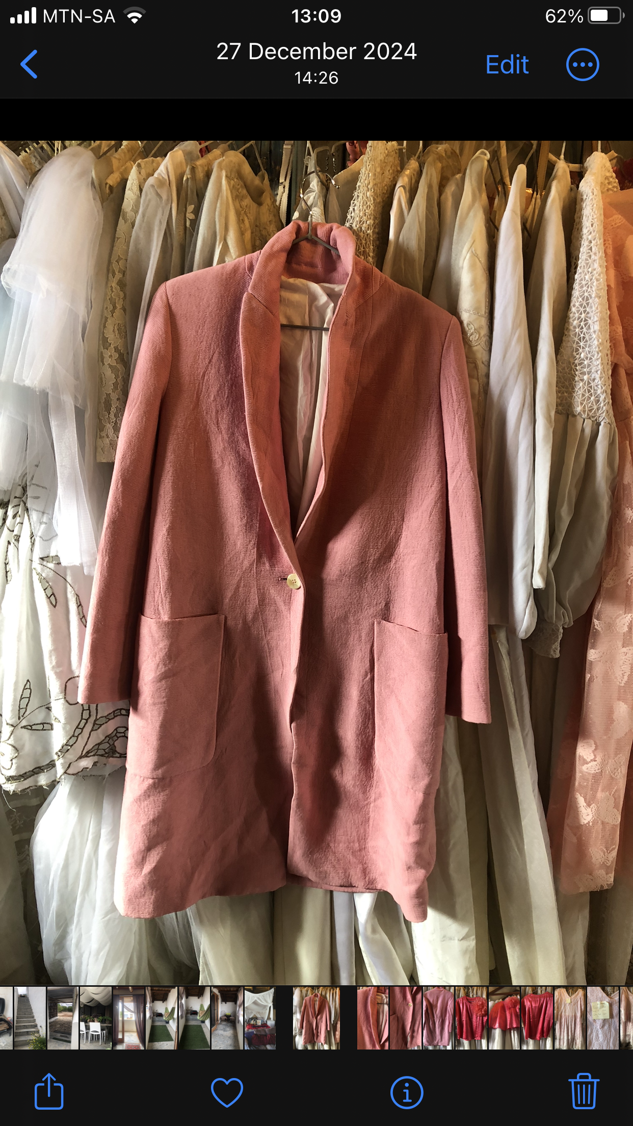 Blush coat