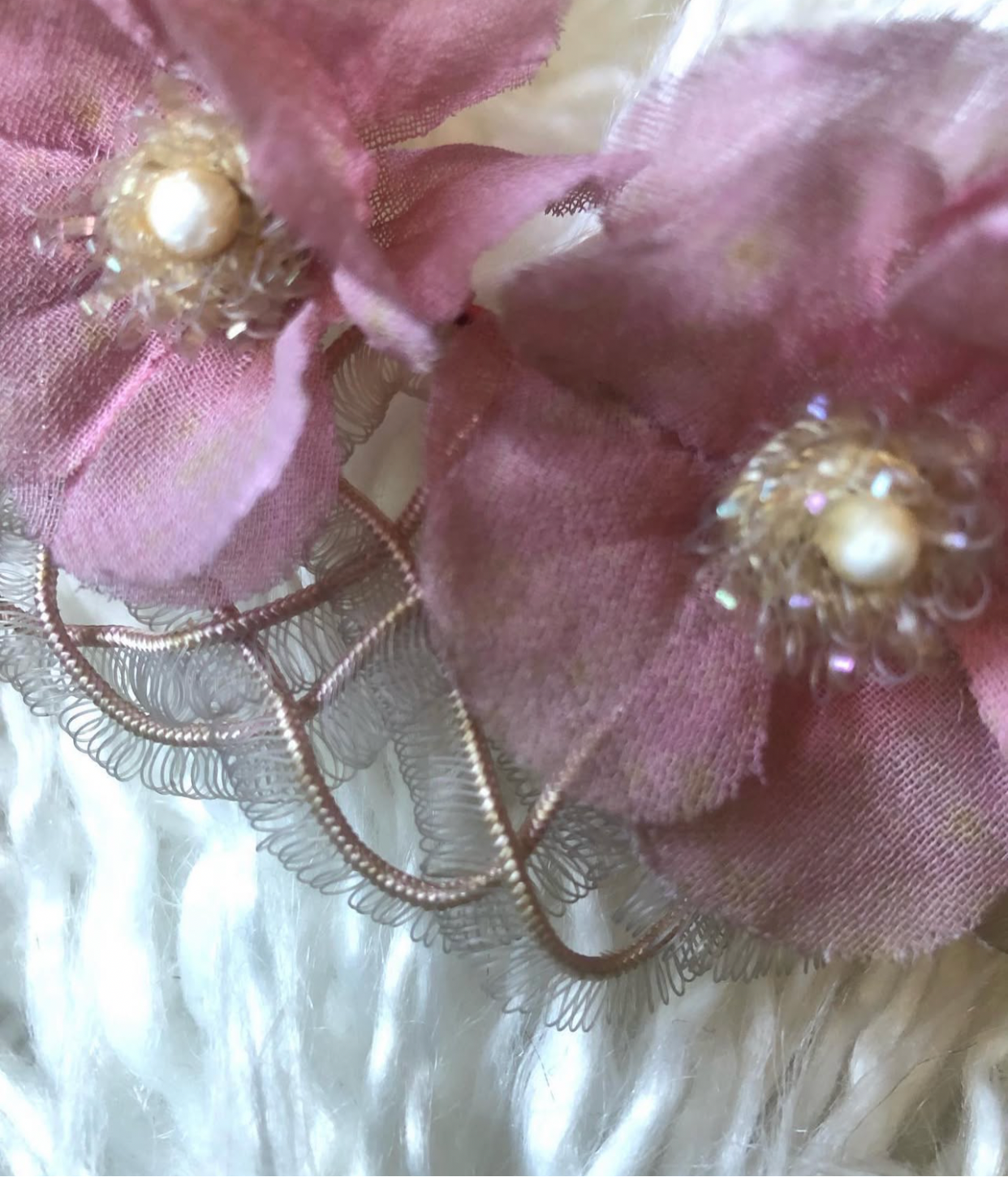 VINTAGE FRENCH hairband/tiara